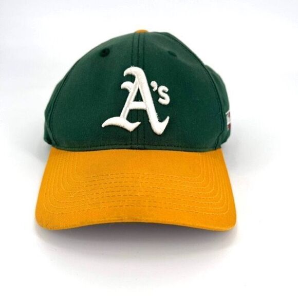 Outdoor Cap Oakland Athletics Hat Green Adjustable Baseball MLB Haynes & Boone - Picture 1 of 7